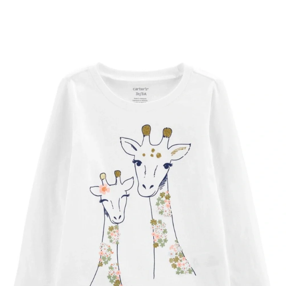 2 NWT Carter’s long sleeve graphic tshirts - Picture 2 of 10